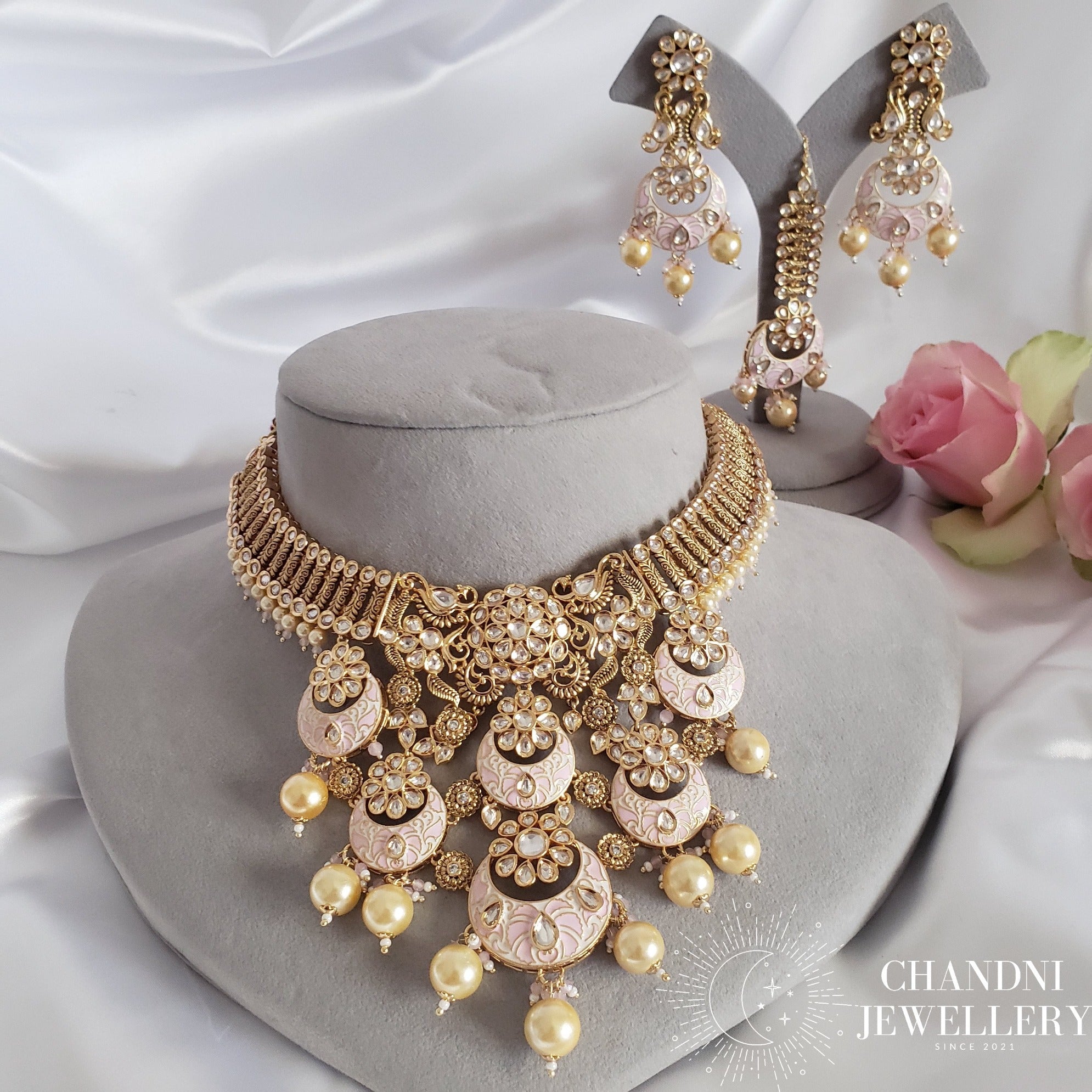 Anshika Necklace Set- Luxury Set