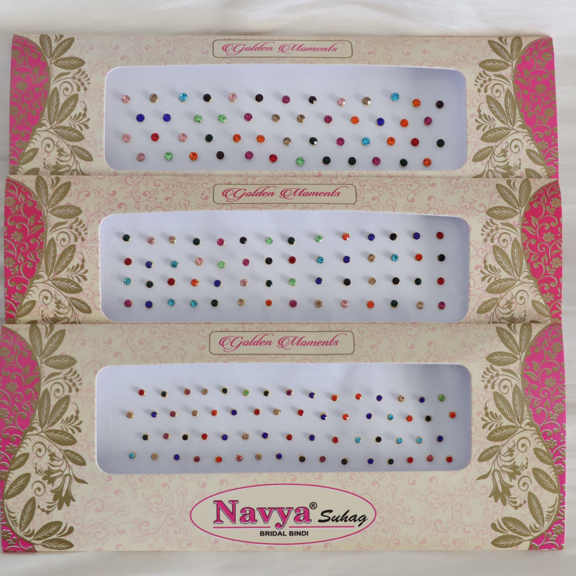 Colourful Rhinestone Bindi Leaflet