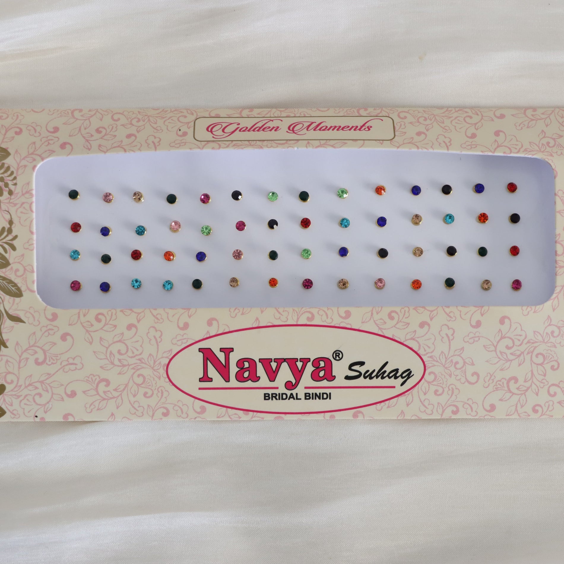Colourful Rhinestone Bindi Leaflet