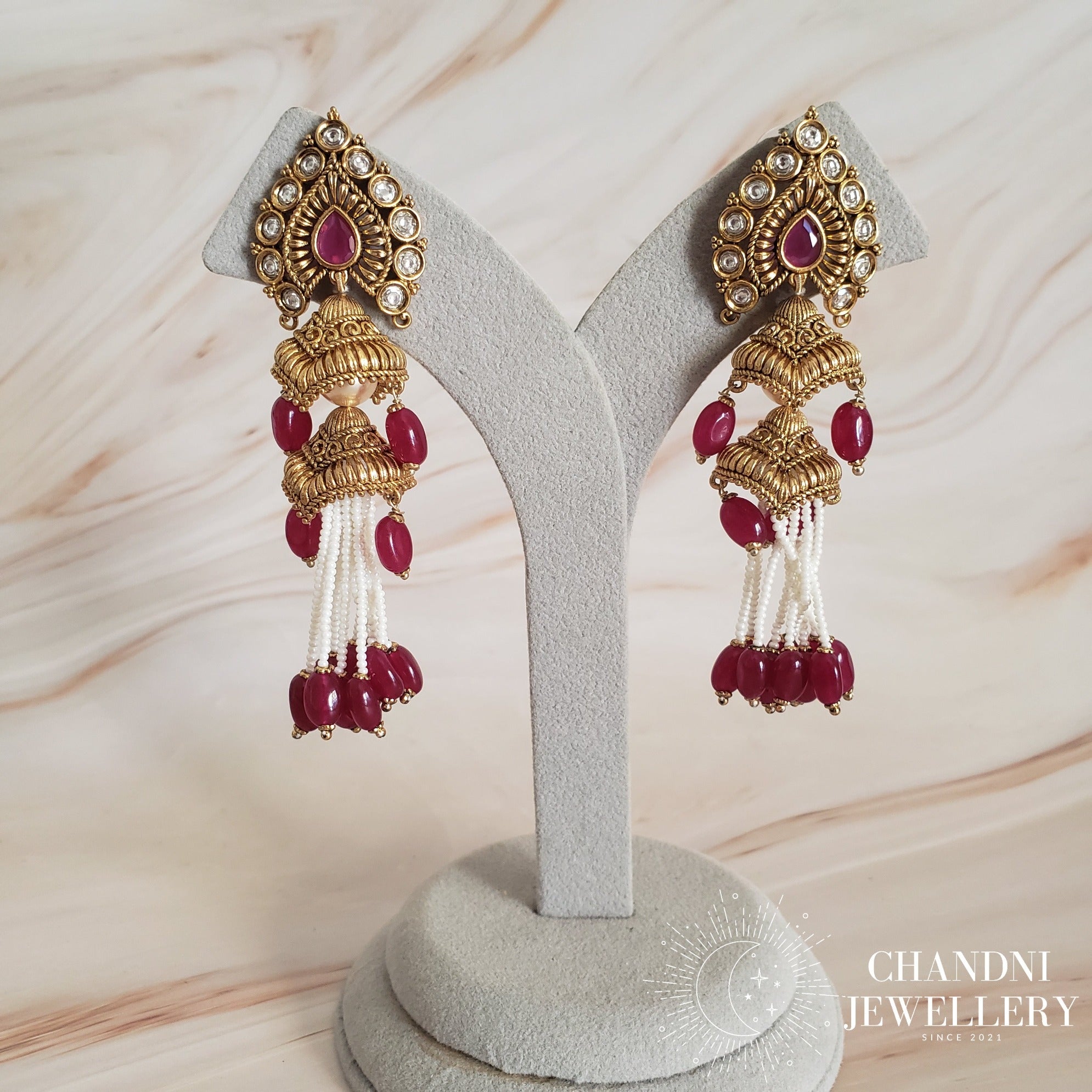 Jeevika Earrings - Luxury Range