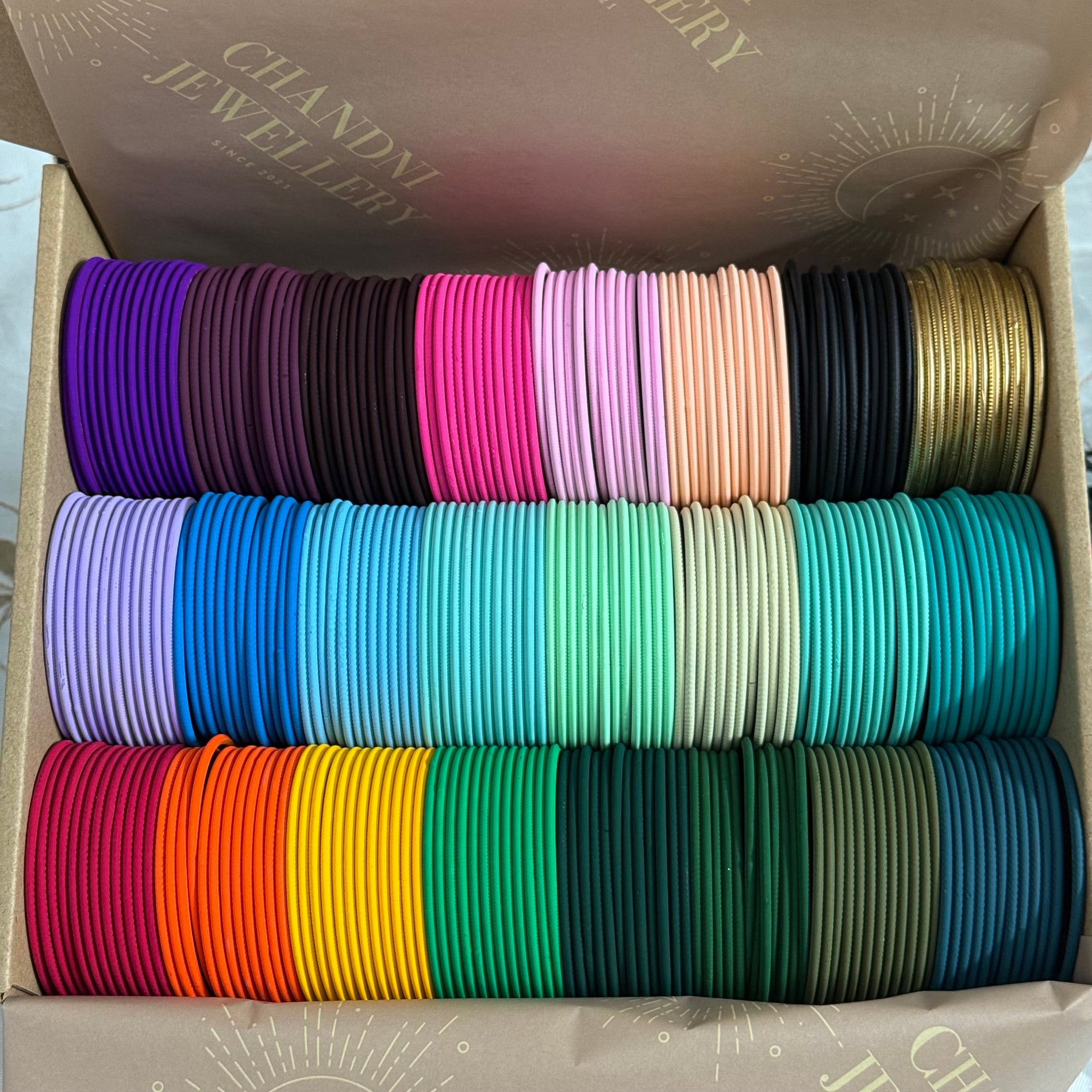 Box of Colourful Bangles