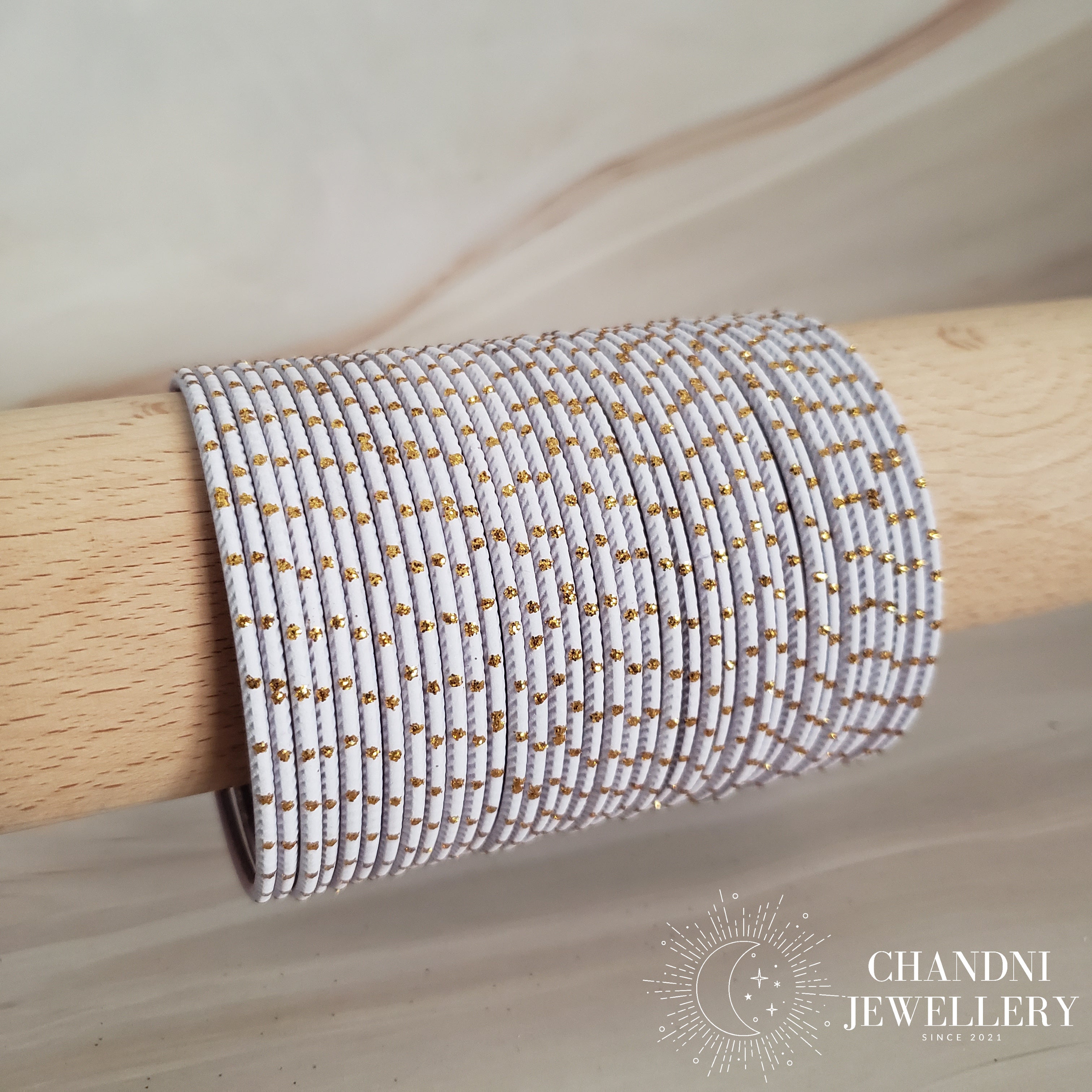 Plain Dotted Bangles