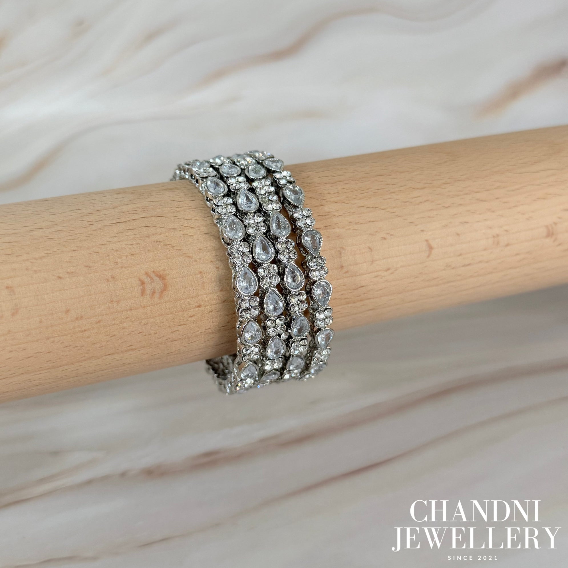Paris Silver Bangles