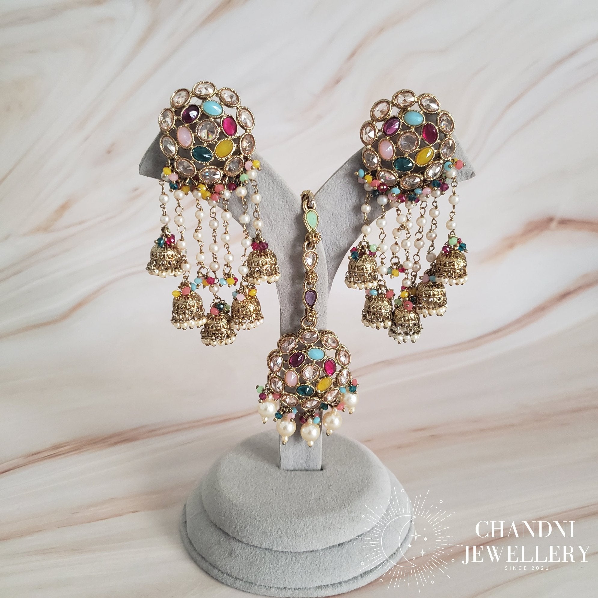 Rama Earring with Tikka