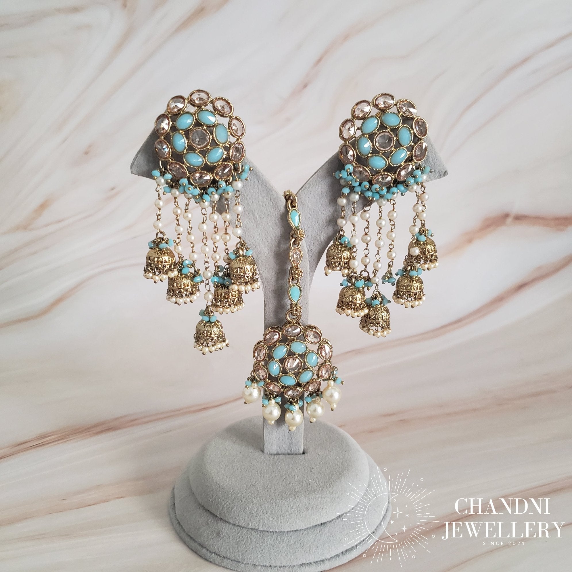 Rama Earring with Tikka
