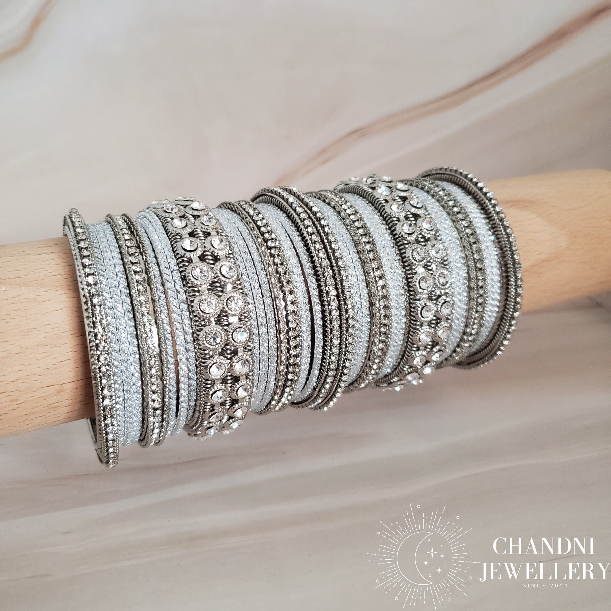 Rija Silver Bangles