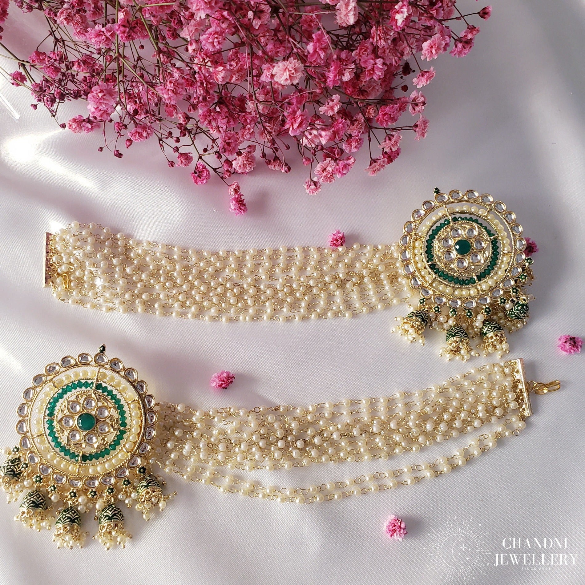 Bahubali Earrings with Sahara