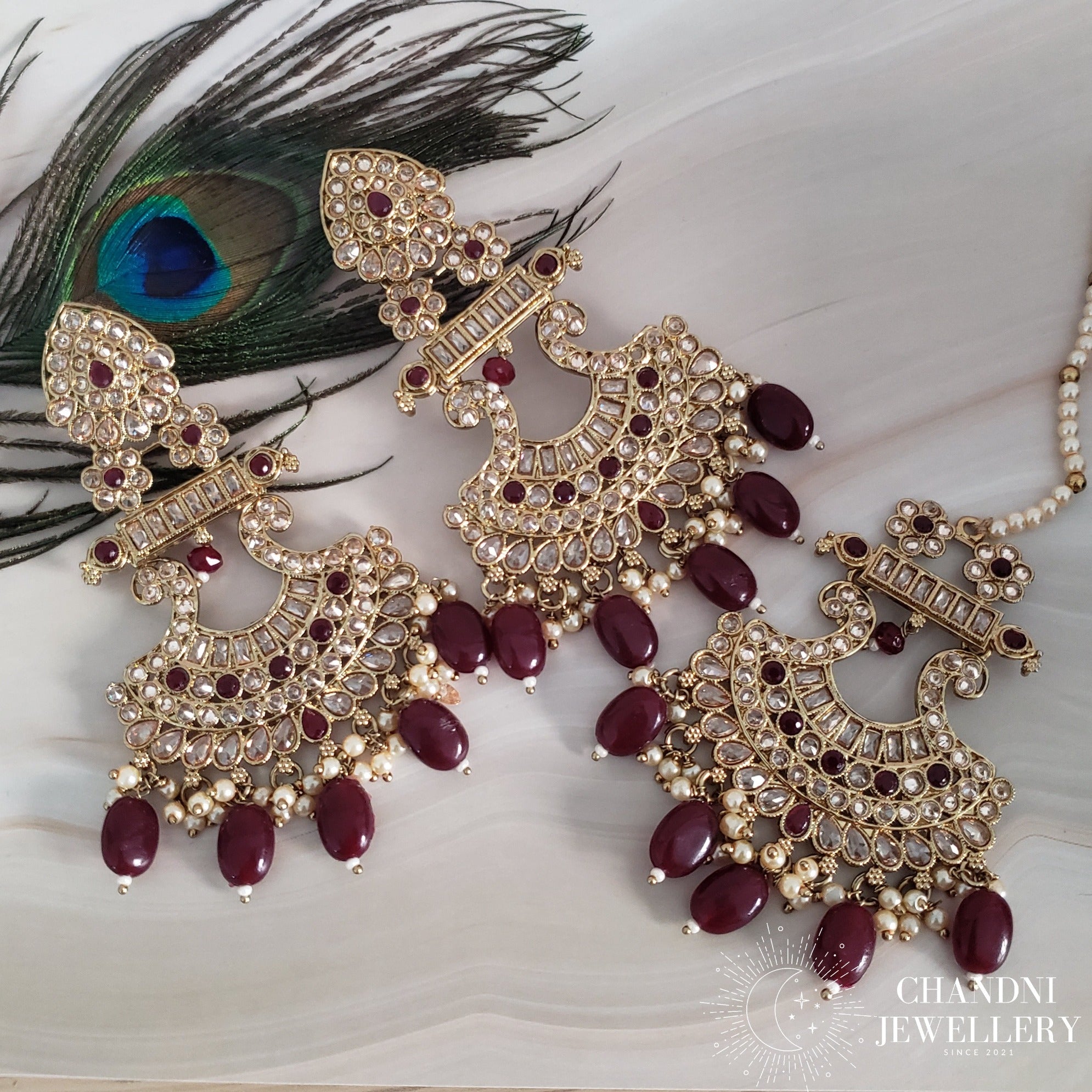 Sangeeta Earring and Tikka