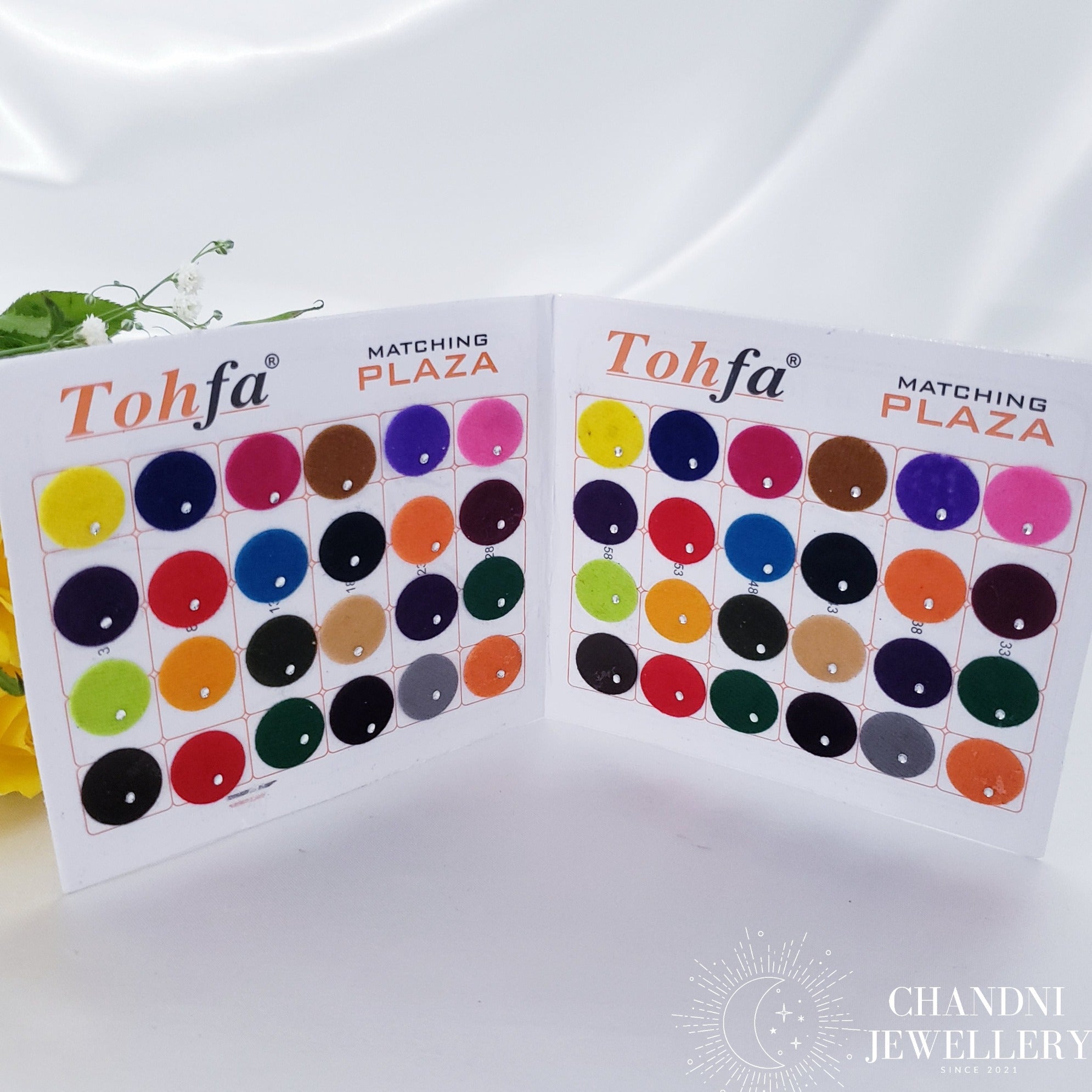 Simple Velvet Bindi Leaflet