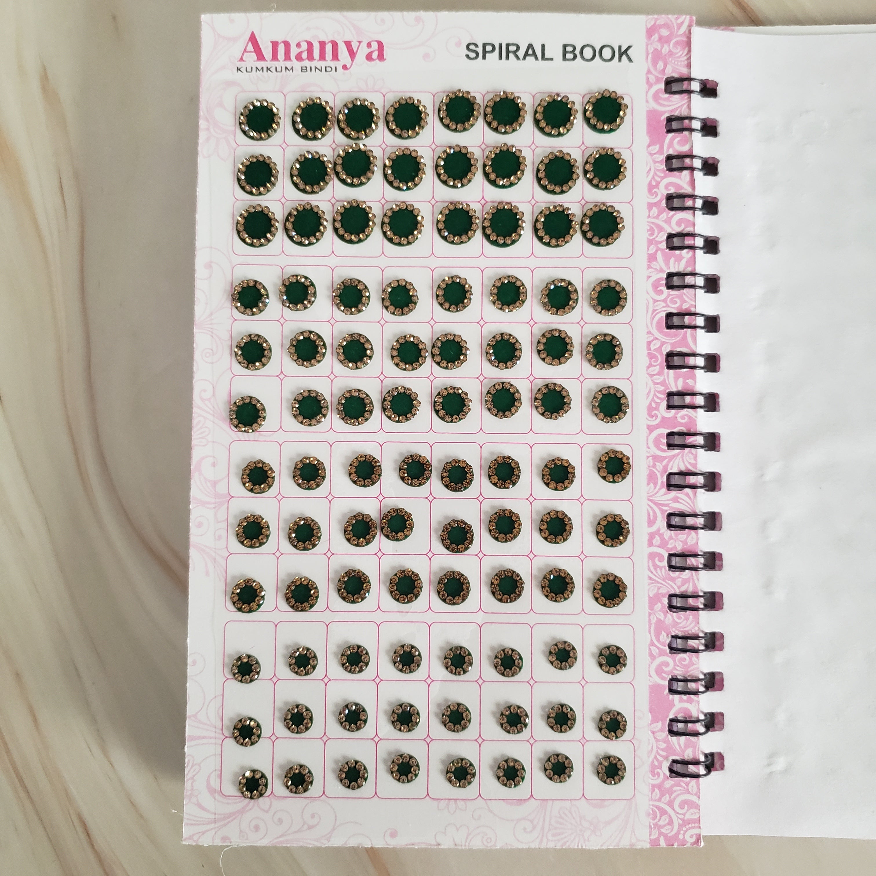 Round Rhinestone Bindi Books