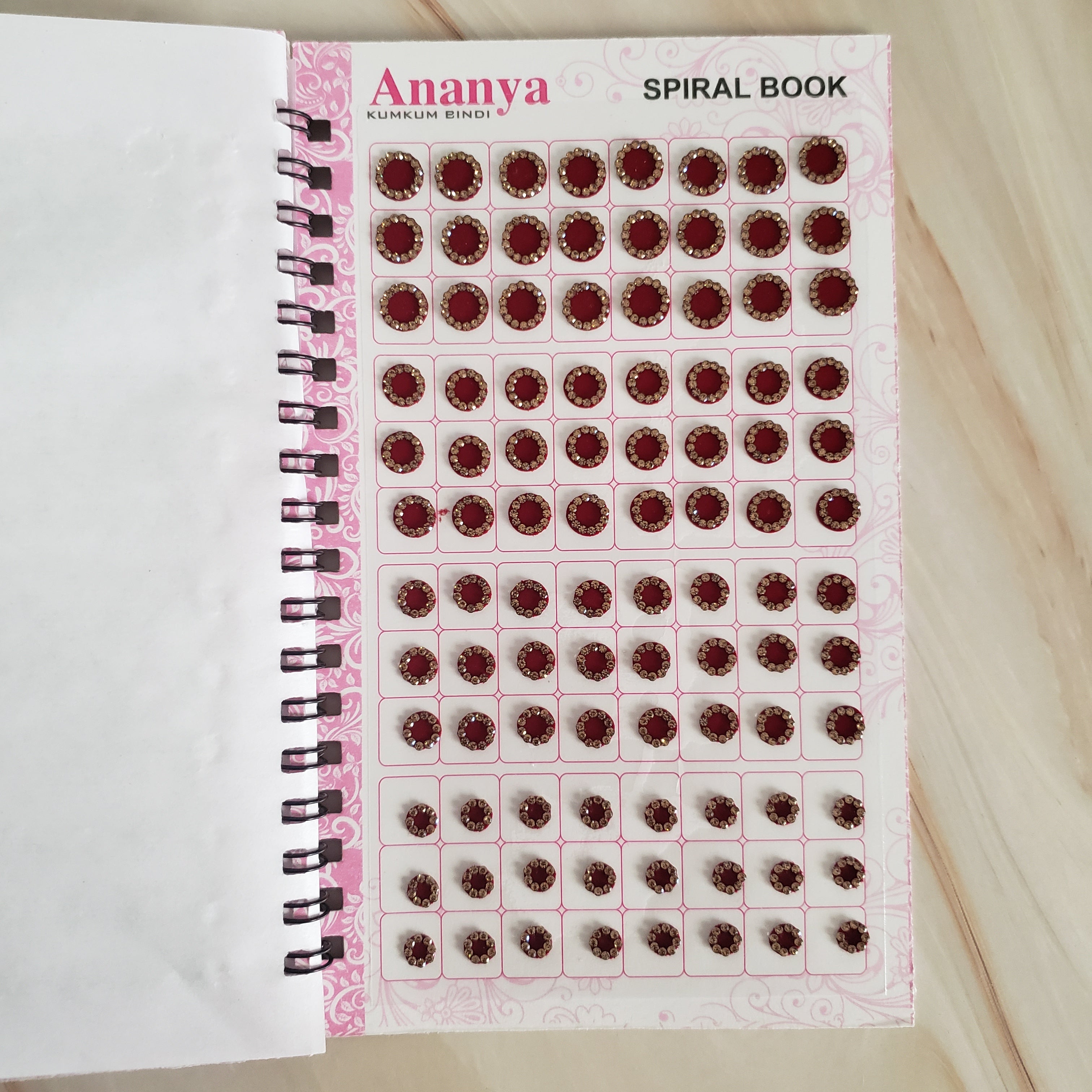 Round Rhinestone Bindi Books