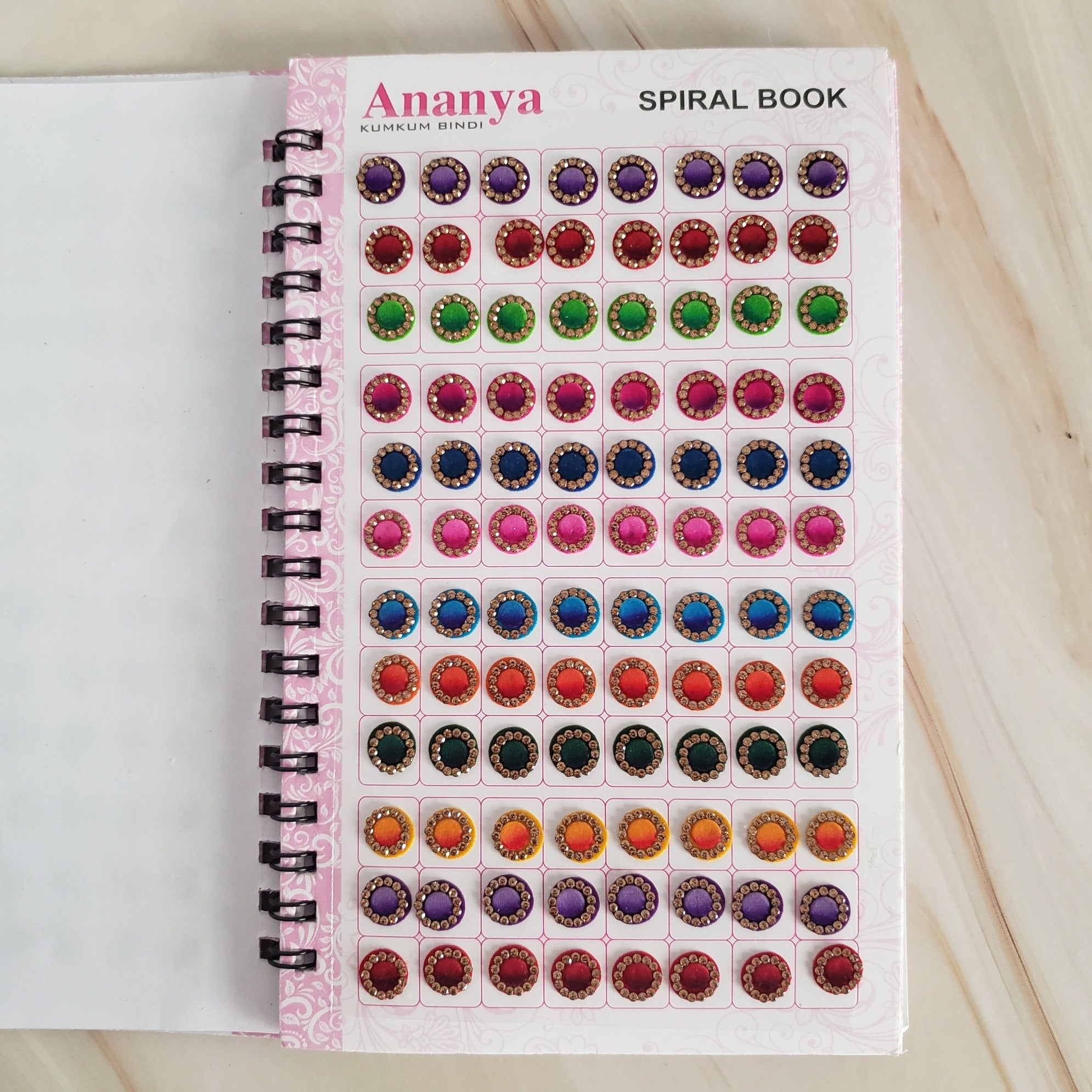 Round Double Shade Rhinestone Bindi Books