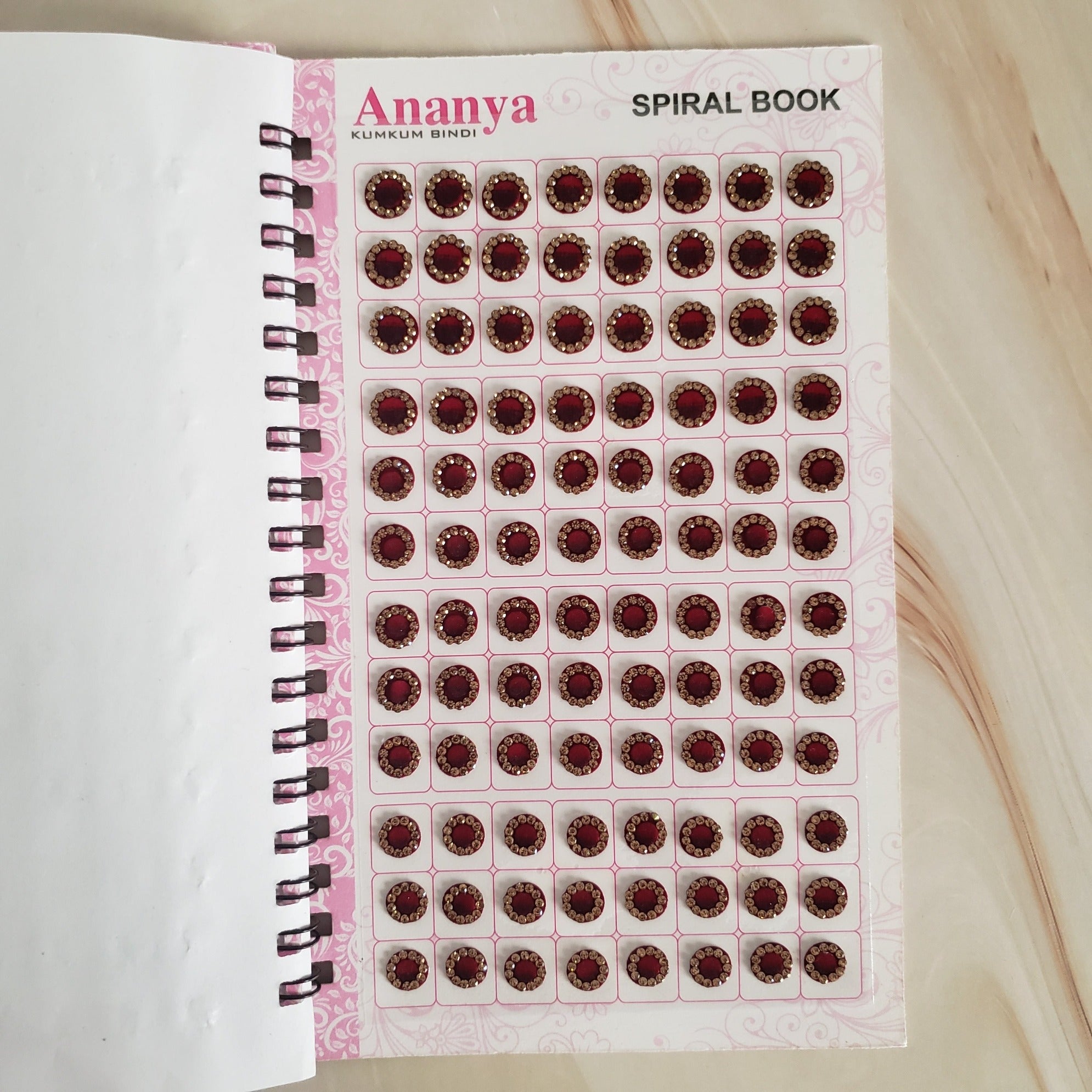 Round Double Shade Rhinestone Bindi Books