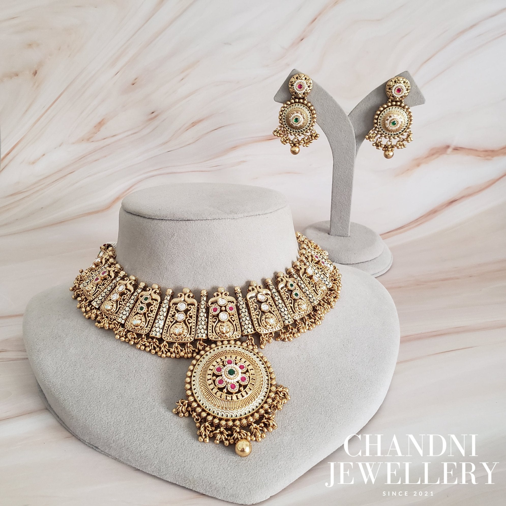 Aasha Necklace Set - Luxury Range