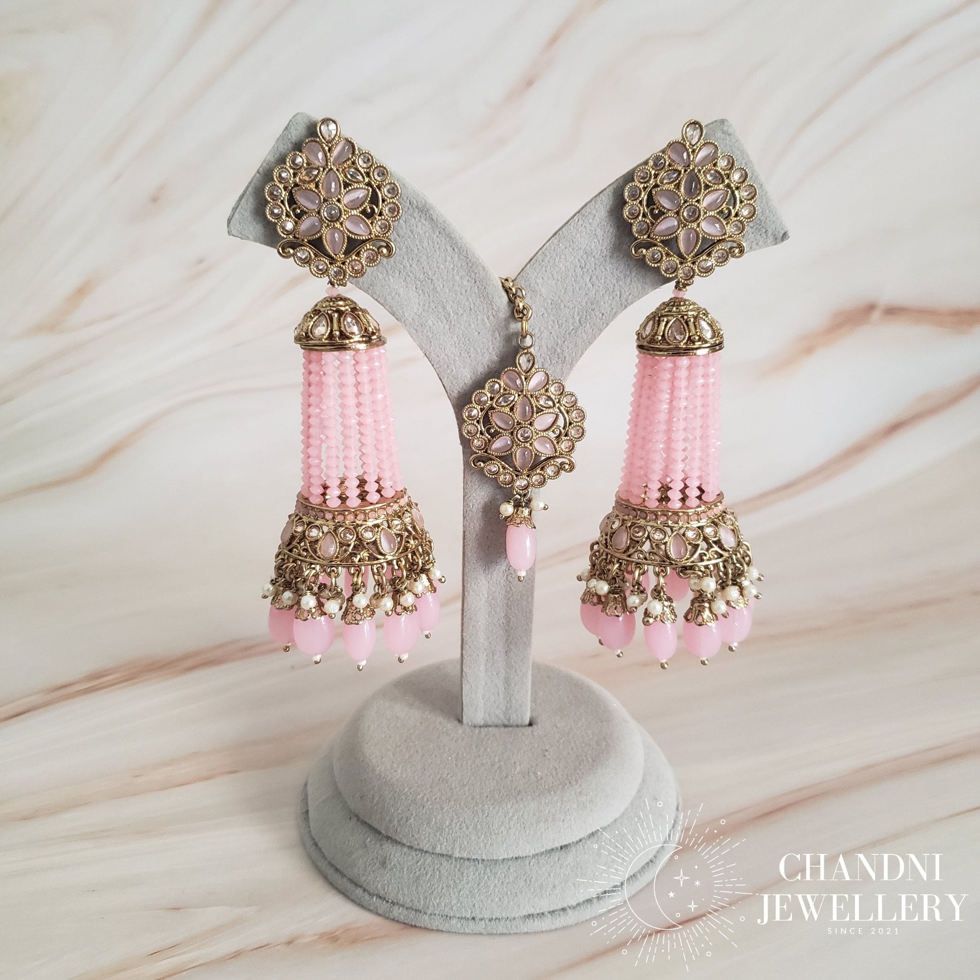 Anjika Earring with Tikka