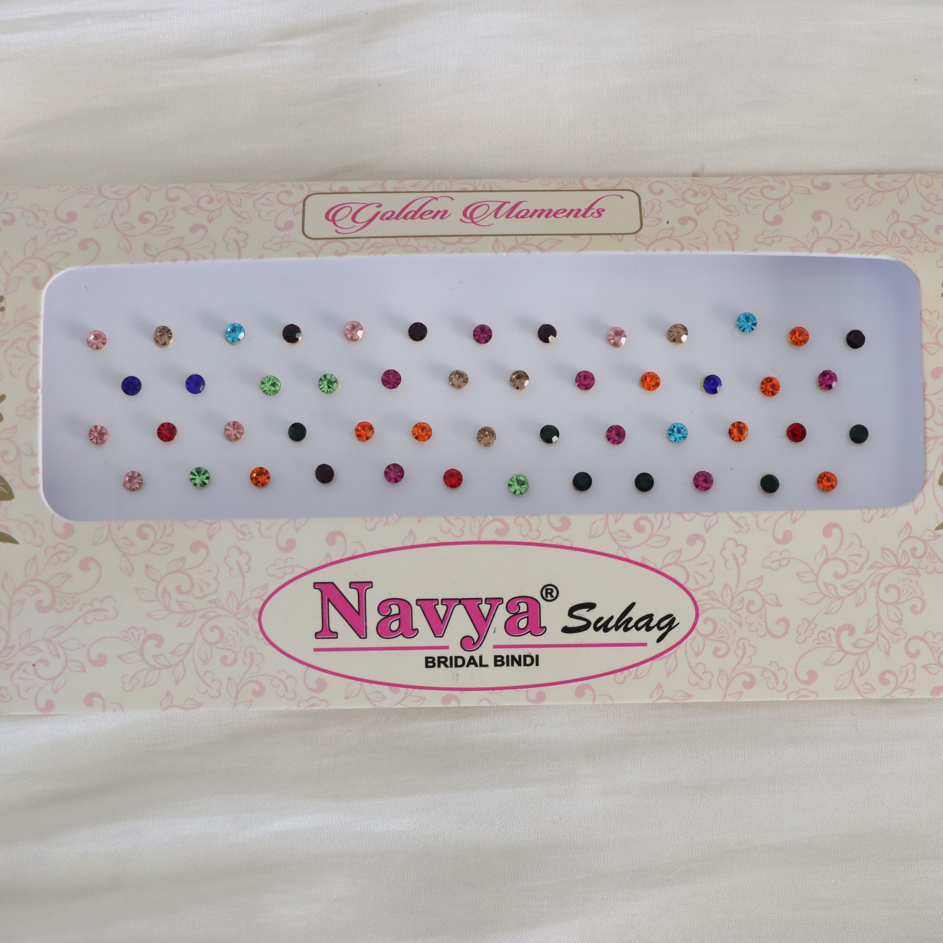 Colourful Rhinestone Bindi Leaflet