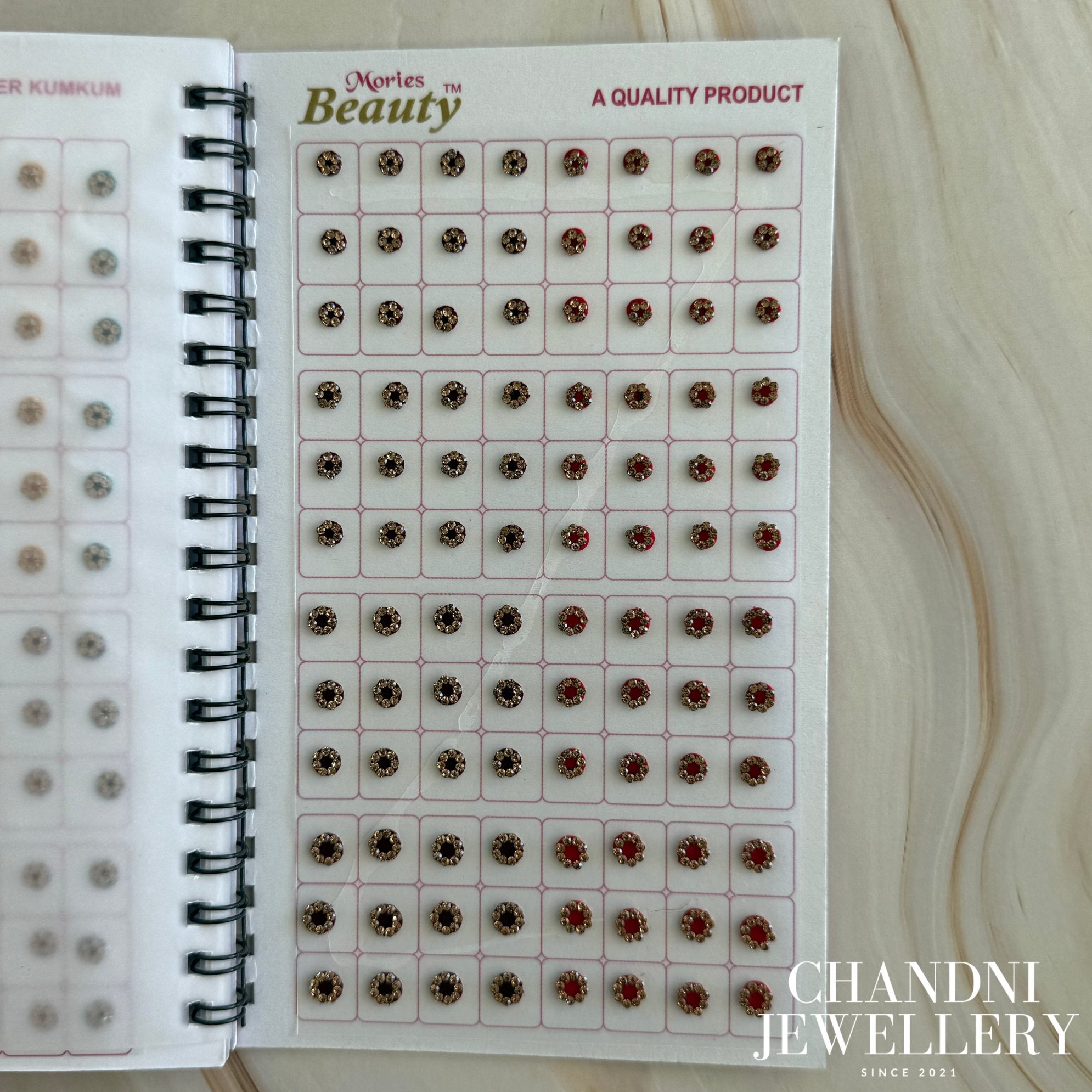 Round Rhinestone Bindi Book 2