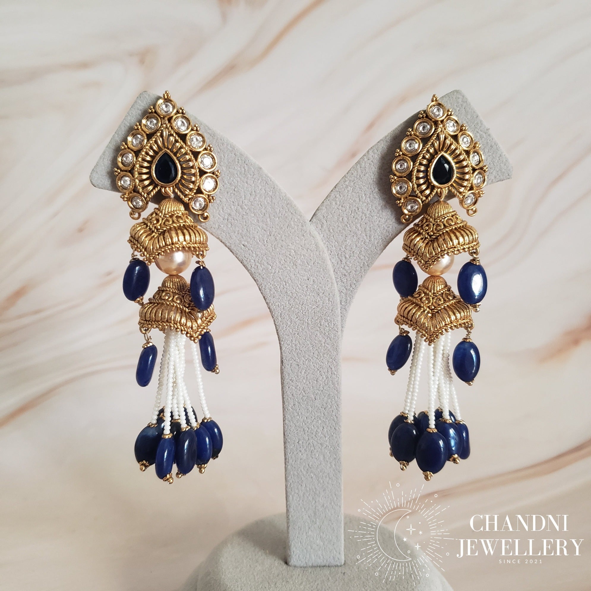 Jeevika Earrings - Luxury Range