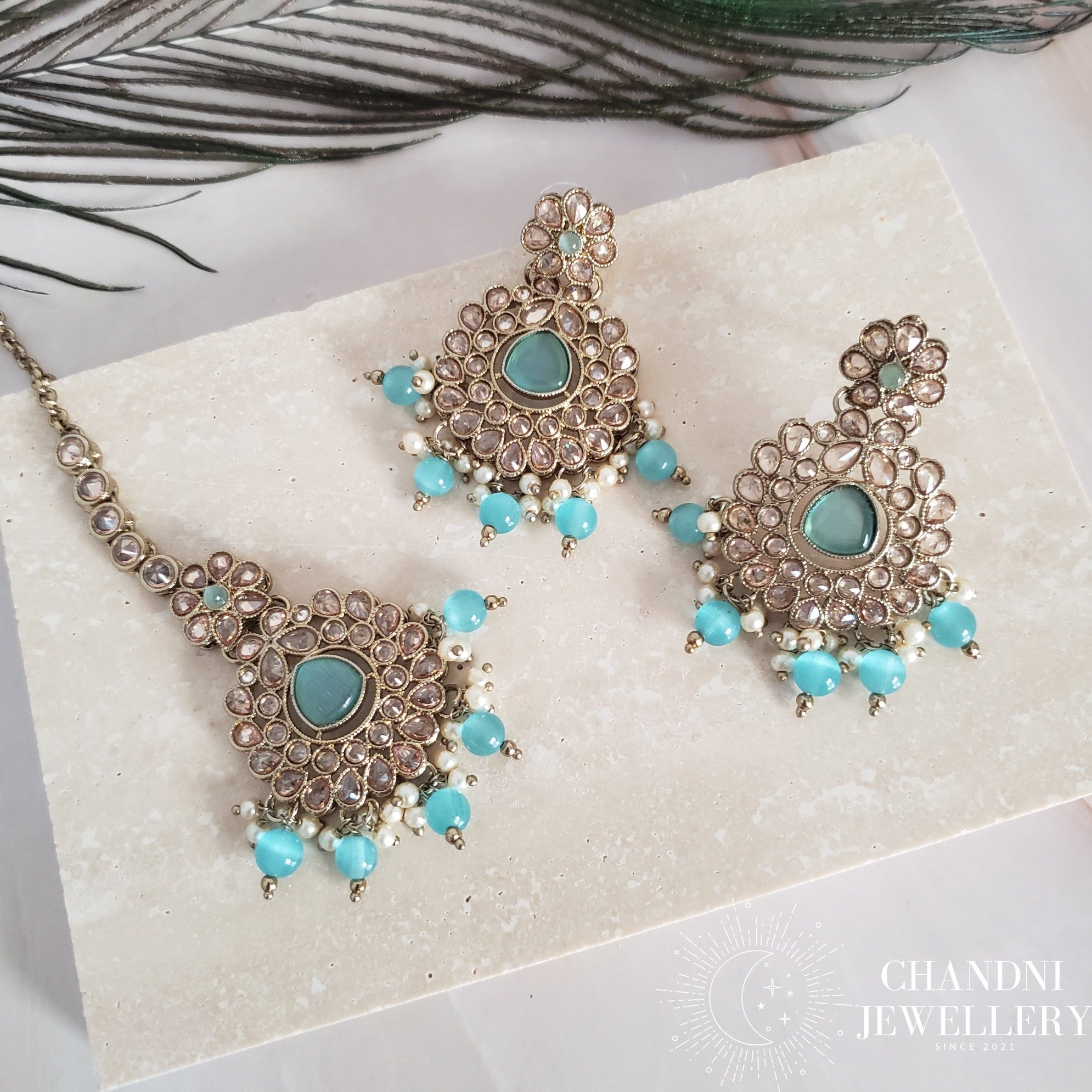 Kaushali Earring and Tikka Set