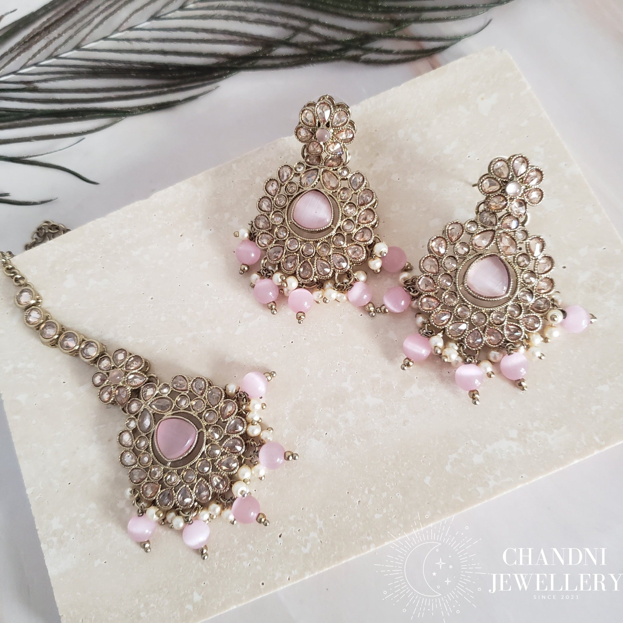 Kaushali Earring and Tikka Set