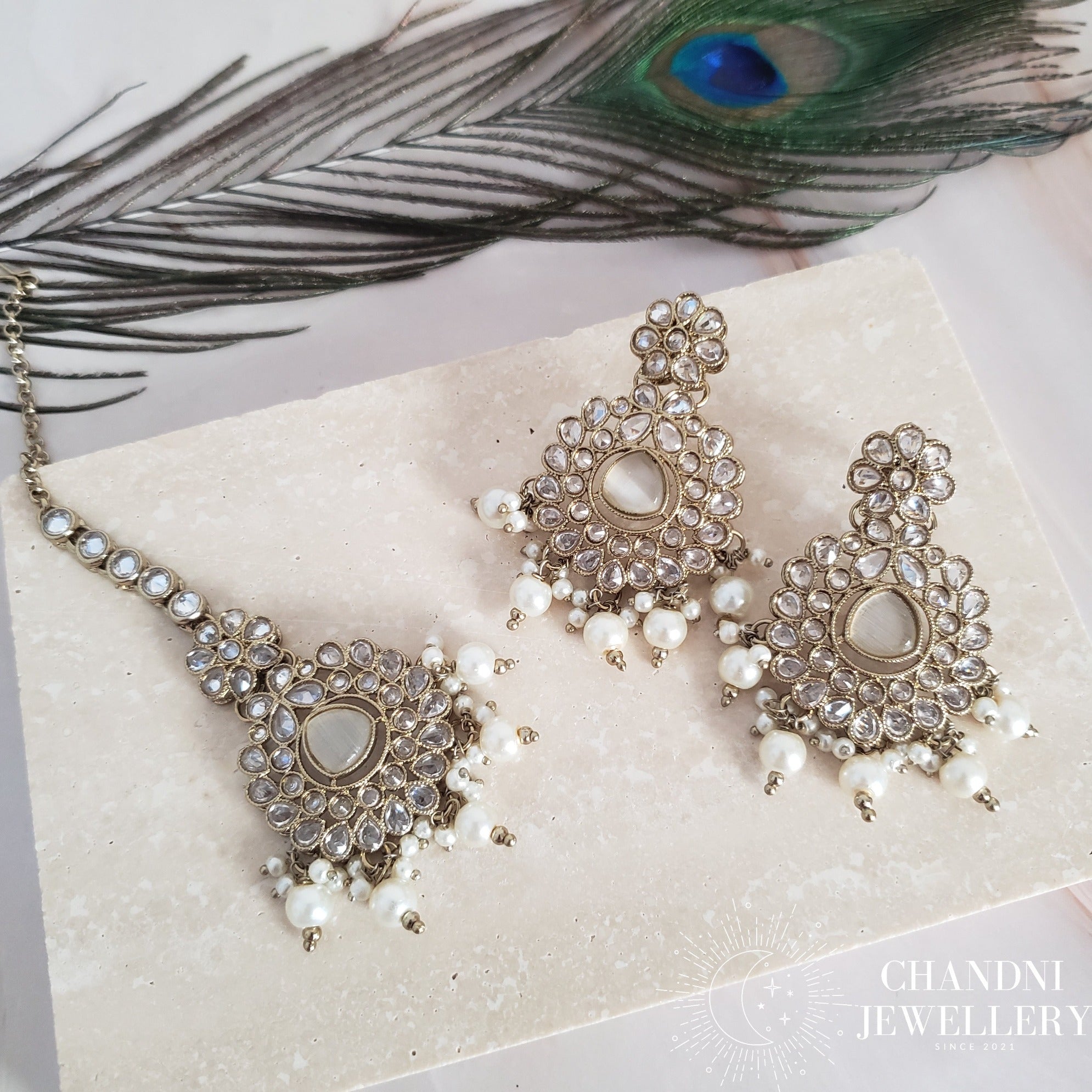 Kaushali Earring and Tikka Set