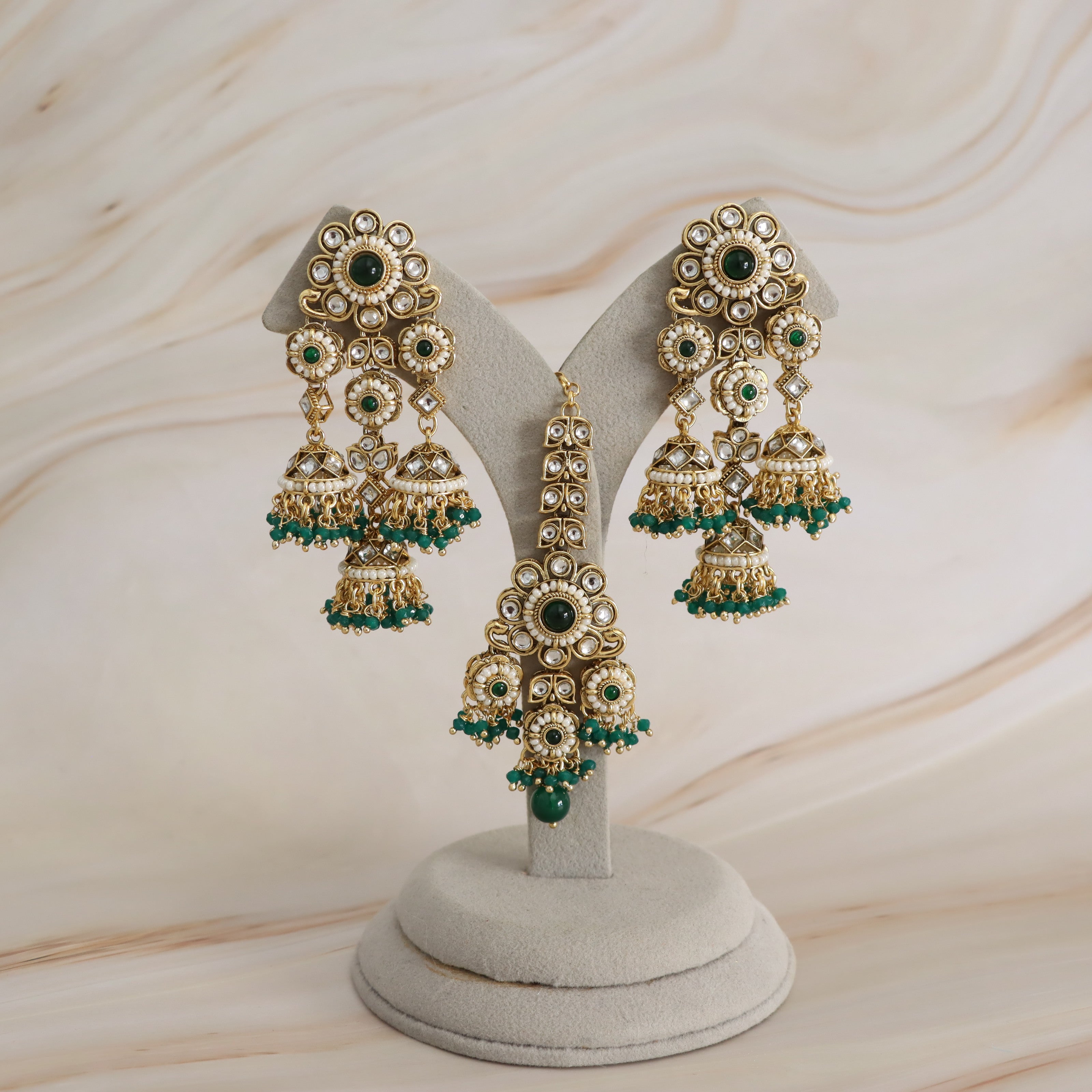Malti Earring and Tikka Set