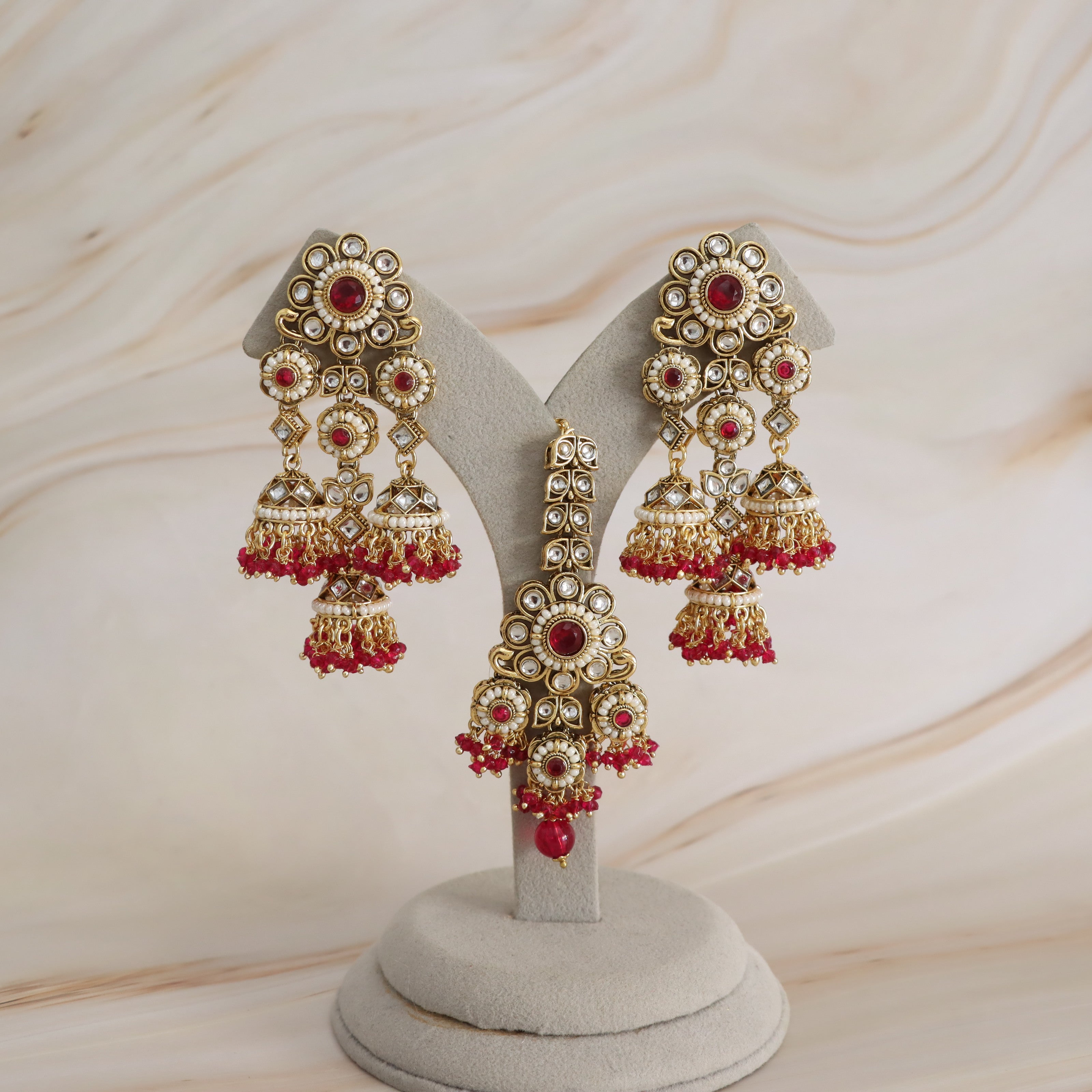 Malti Earring and Tikka Set