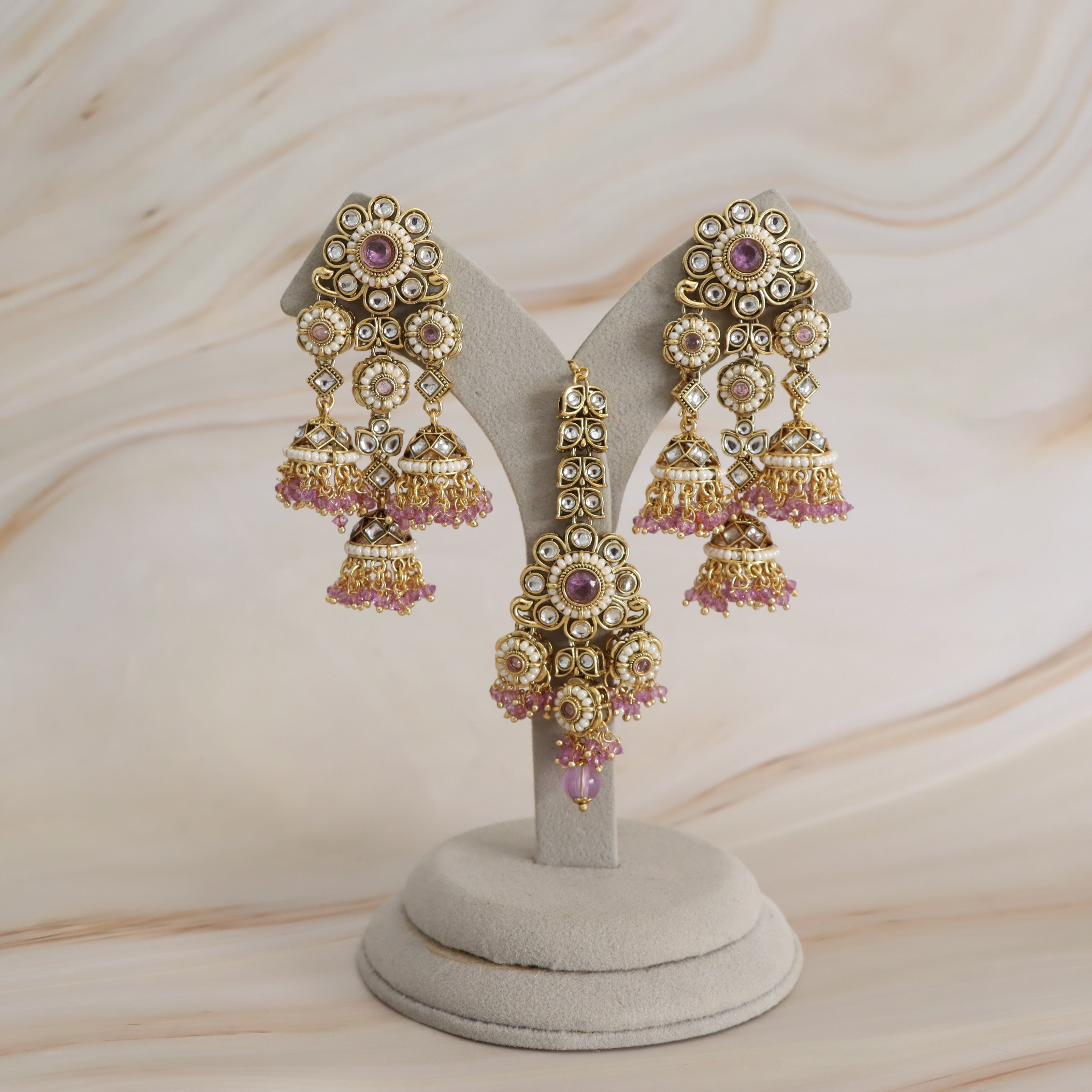 Malti Earring and Tikka Set
