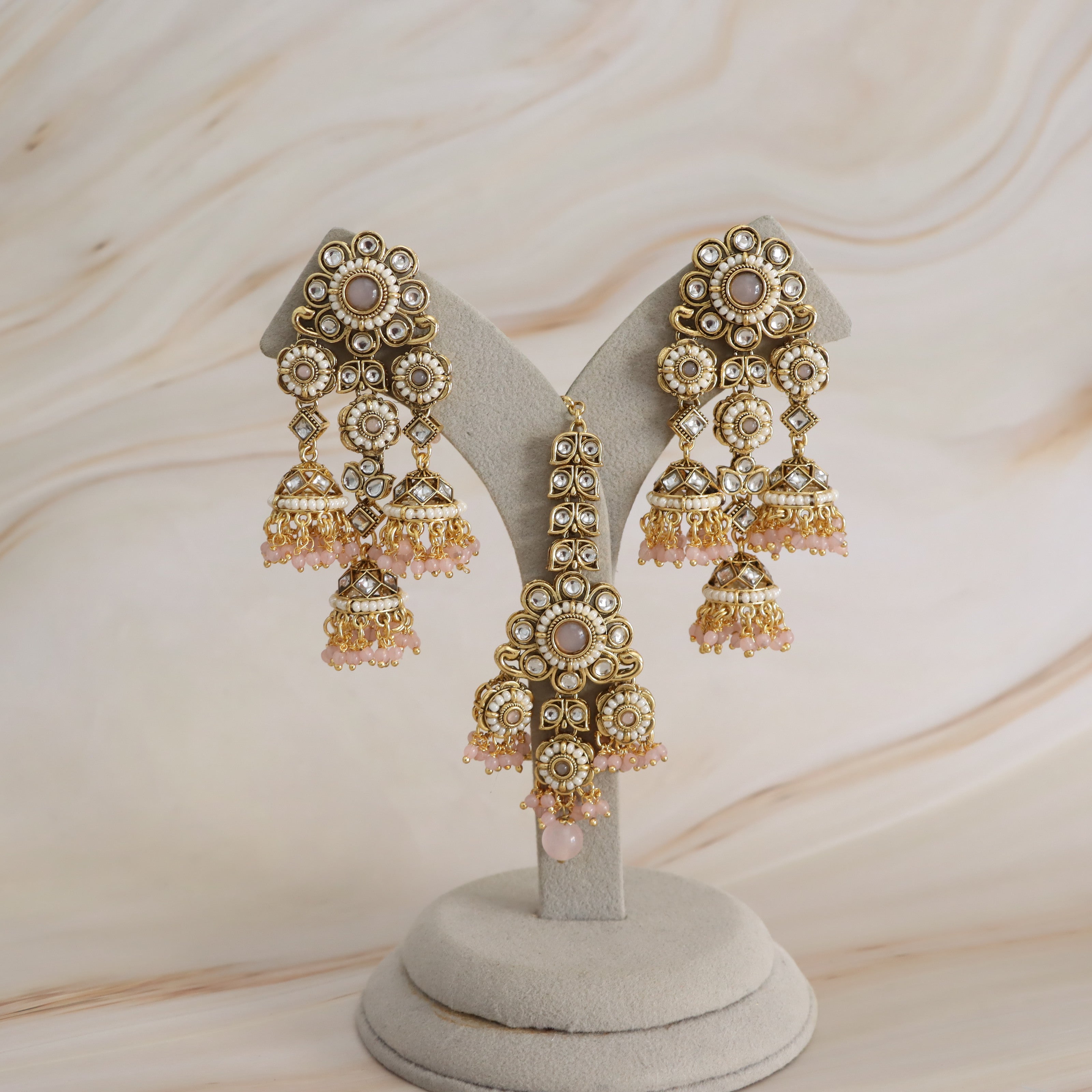 Malti Earring and Tikka Set