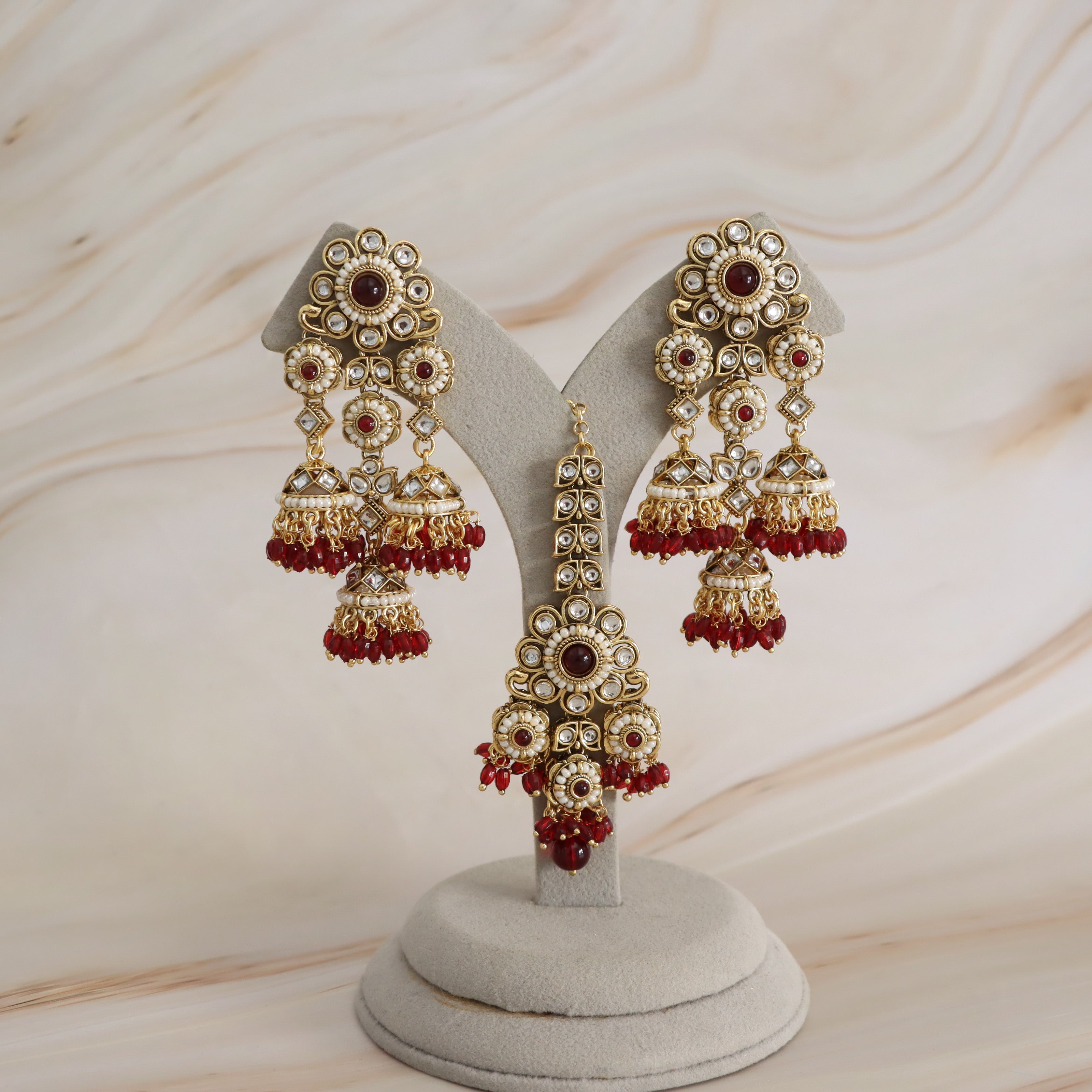 Malti Earring and Tikka Set