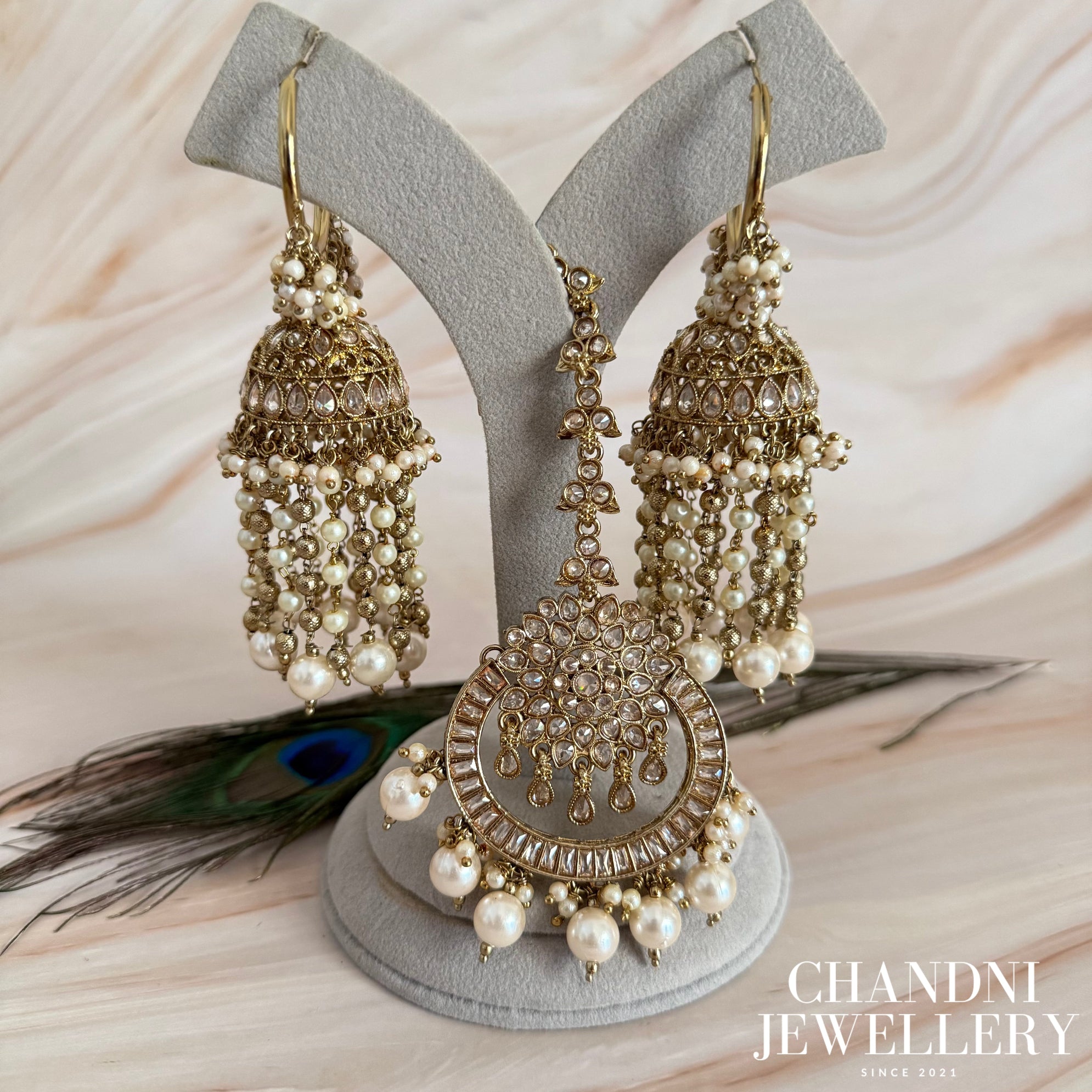 Mansi Earring with Tikka