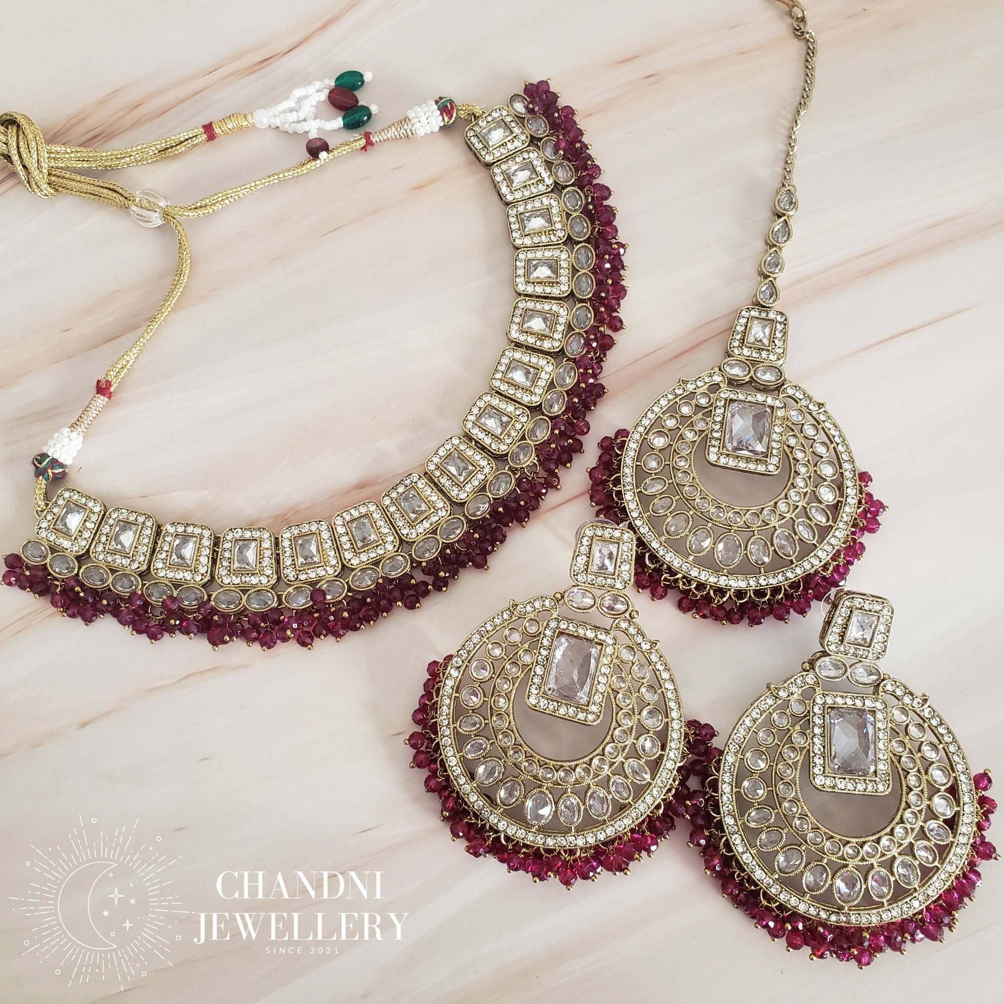 Nilam Necklace Set