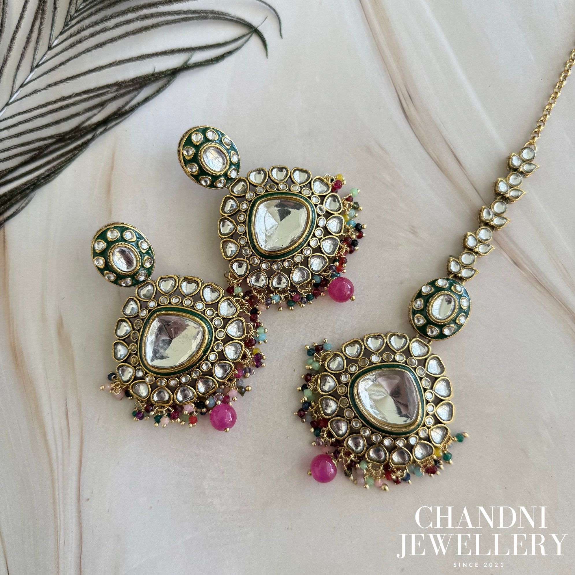 Preyasi Earring and Tikka Set