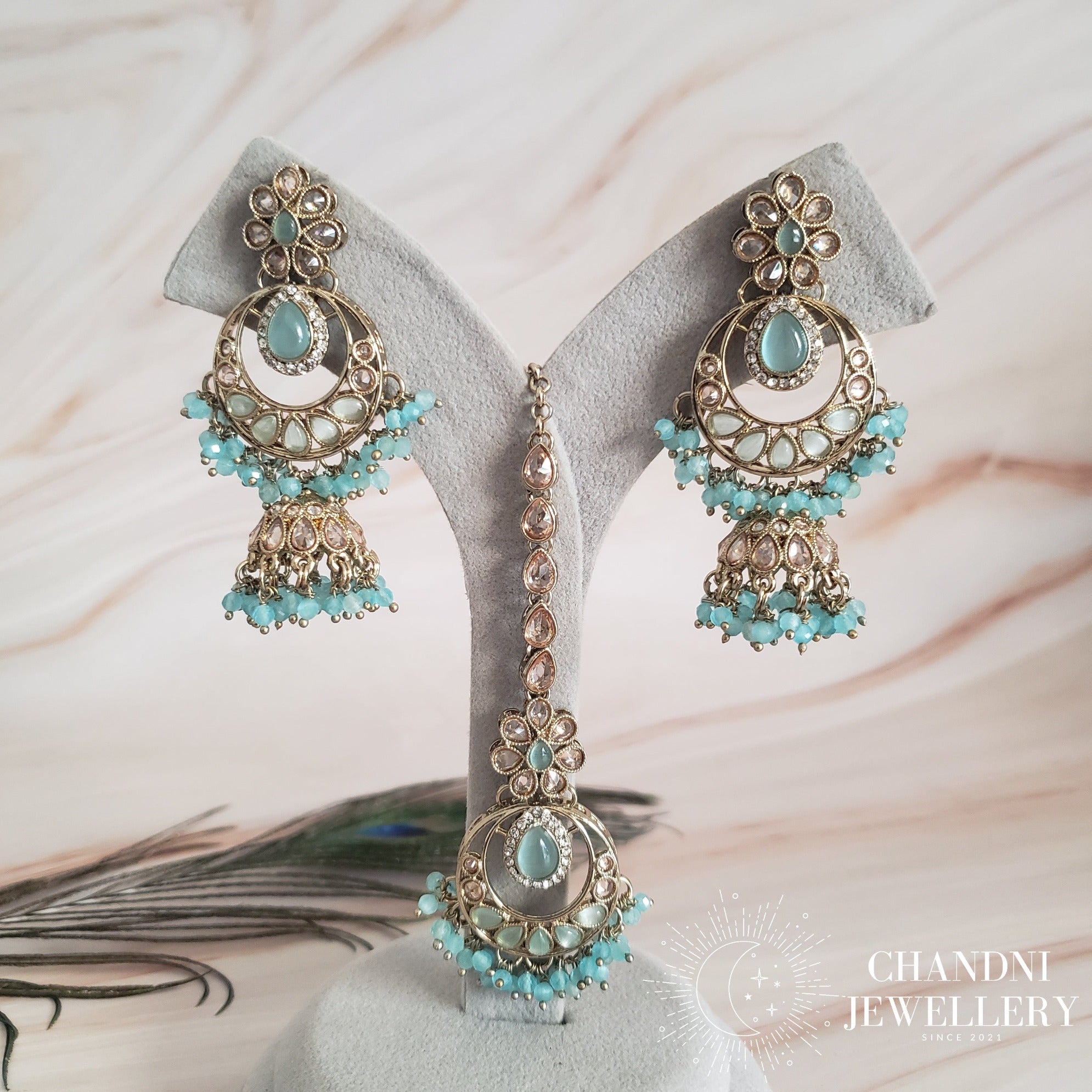 Punna Earring and Tikka