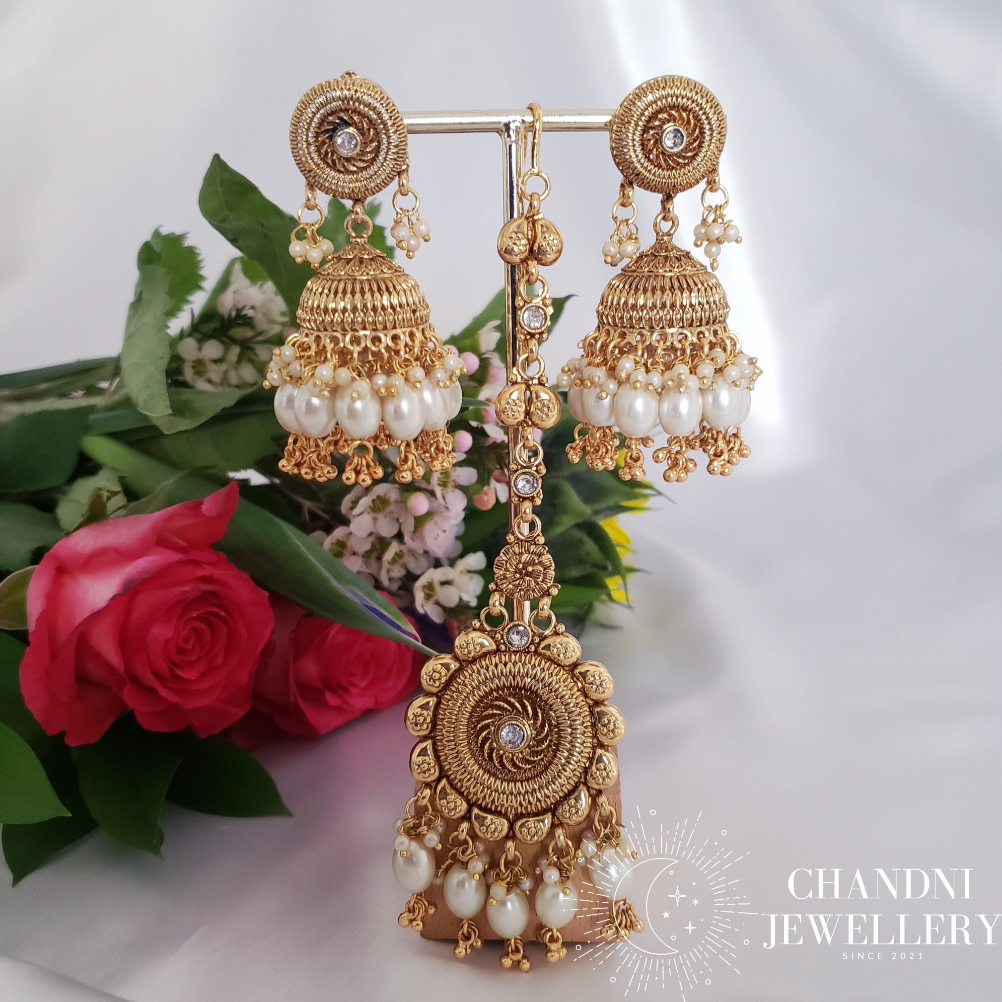 Renu Earring and Tikka Set