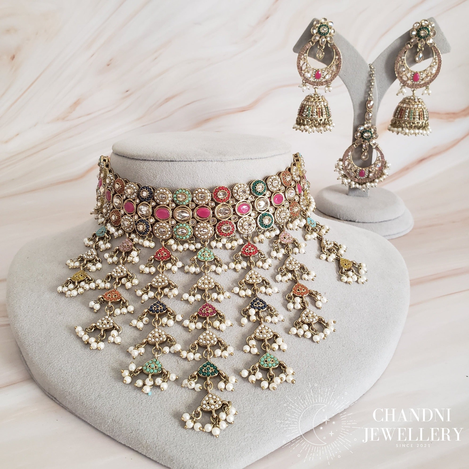 Samiha Multi Necklace Set